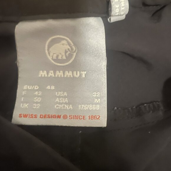 Mens Mammut Runbold Pants Size: 32 Color: Black - Picture 4 of 5